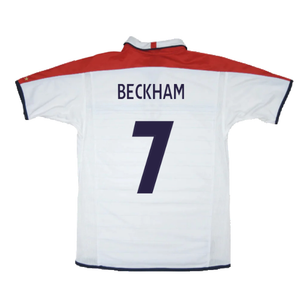 England 2003-05 Home Shirt (XL) (Good) (Beckham 7)_1