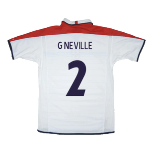 England 2003-05 Home Shirt (L) (Very Good) (G Neville 2)_1