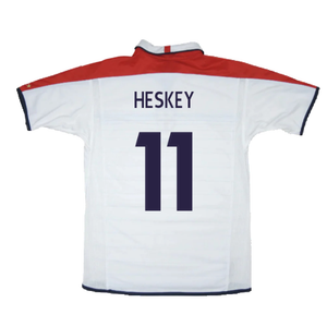 England 2003-05 Home Shirt (XL) (Very Good) (Heskey 11)_1