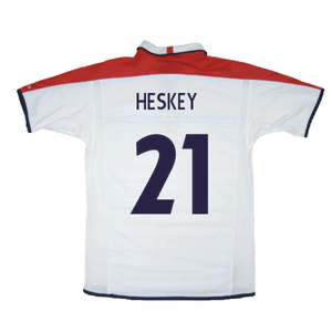 England 2003-05 Home Shirt (S) (Excellent) (Heskey 21)_1