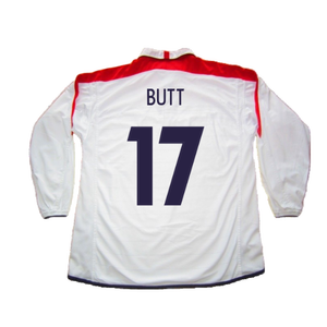 England 2003-05 Long Sleeved Home Shirt (L) (Excellent) (Butt 17)_1