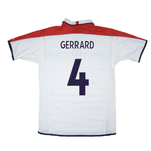 England 2003-05 Home Shirt (XL) (Excellent) (GERRARD 4)_2