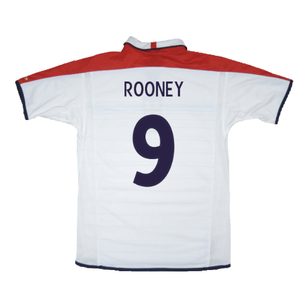 England 2003-05 Home Shirt (XL) (Excellent) (ROONEY 9)_2