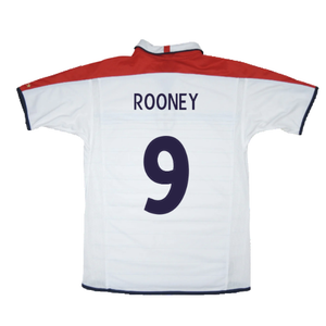 England 2003-05 Home Shirt (XL) (Very Good) (ROONEY 9)_2