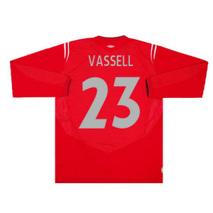 England 2004-06 Long Sleeve Away Shirt (L) (Excellent) (Vassell 23)_1