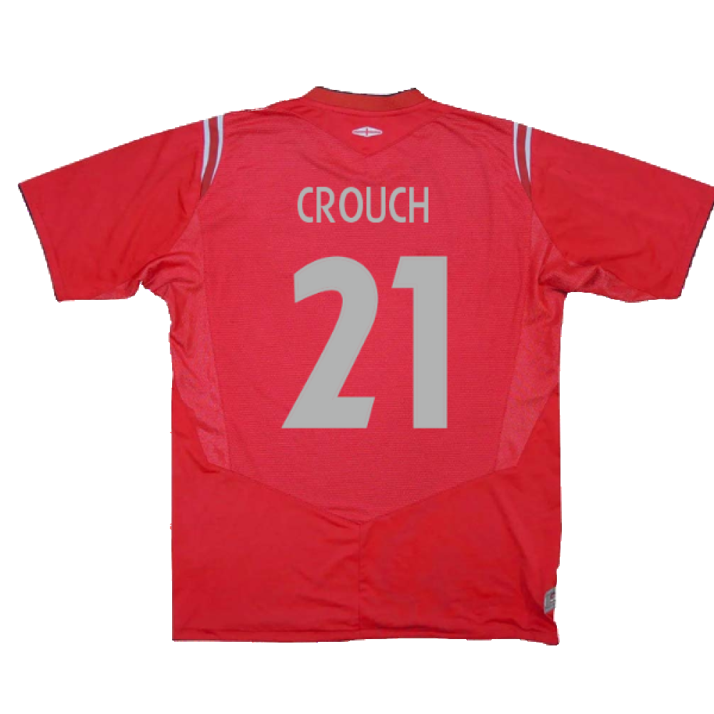 England 2004-06 Away Shirt (L) (Excellent) (CROUCH 21)_1