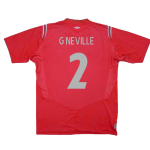 England 2004-2006 Away Shirt (Excellent) (G Neville 2)_1