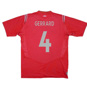 England 2004-06 Away Shirt (L) (Excellent) (Gerrard 4)_1