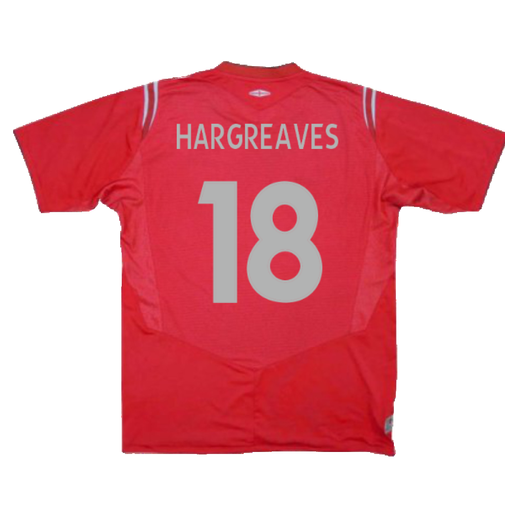 England 2004-06 Away Shirt (XL Boys) (Very Good) (Hargreaves 18)_1