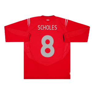 England 2004-2006 Away Shirt (L) (Excellent) (Scholes 8)_1