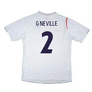 England 2005-07 Home Shirt (L) (Fair) (G NEVILLE 2)_1