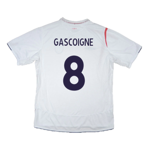 England 2005-07 Home Shirt (2XL) (Fair) (GASCOIGNE 8)_2