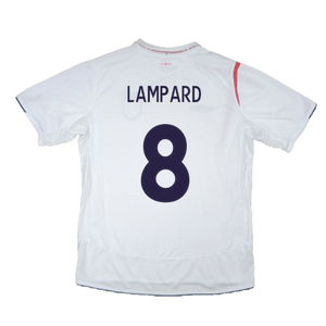 England 2005-07 Home Shirt (2XL) (Fair) (LAMPARD 8)_2