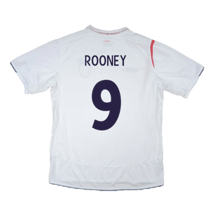 England 2005-07 Home Shirt (2XL) (Fair) (ROONEY 9)_2