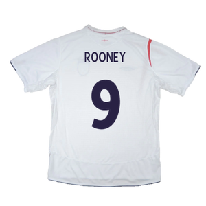 England 2005-07 Home Shirt (L) (Very Good) (ROONEY 9)_2