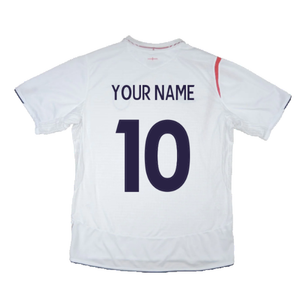 England 2005-07 Home Shirt (M) (Excellent) (Your Name)_2