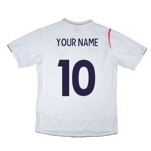 England 2005-07 Home Shirt (M) (Excellent) (Your Name)_2