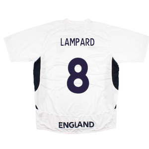 England 2005-07 Umbro Training Shirt (L) (Mint) (LAMPARD 8)_2