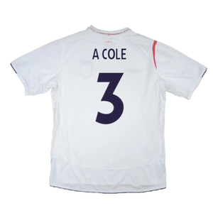 England 2005-2007 Home Shirt (XL) (Excellent) (A COLE 3)_1