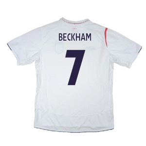 England 2005-07 Home Shirt (XL) (Excellent) (BECKHAM 7)_1