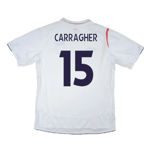 England 2005-07 Home Shirt (XL) (Excellent) (CARRAGHER 15)_1
