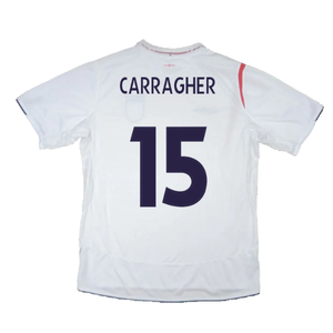 England 2005-2007 Home Shirt (XL) (Excellent) (CARRAGHER 15)_1