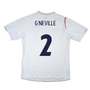 England 2005-2007 Home Shirt (Very Good) (G NEVILLE 2)_1