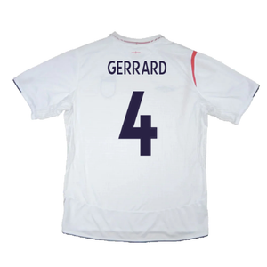 England 2005-07 Home Shirt (XL) (Excellent) (GERRARD 4)_1