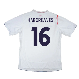 England 2005-07 Home Shirt (XL) (Excellent) (HARGREAVES 16)_1