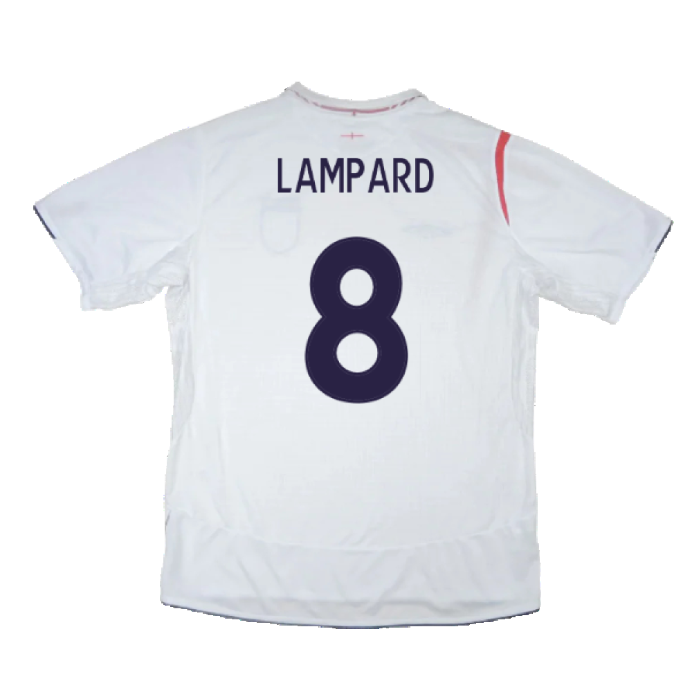 England 2005-2007 Home Shirt (XL) (Excellent) (LAMPARD 8)_1