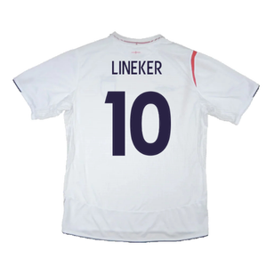 England 2005-2007 Home Shirt (XL) (Excellent) (LINEKER 10)_1