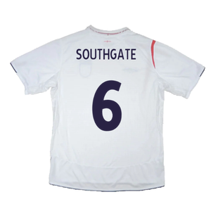 England 2005-2007 Home Shirt (XXL) (Good) (SOUTHGATE 6)_1