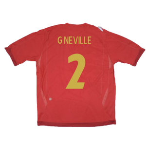 England 2006-08 Away Shirt (S) (Good) (G NEVILLE 2)_1