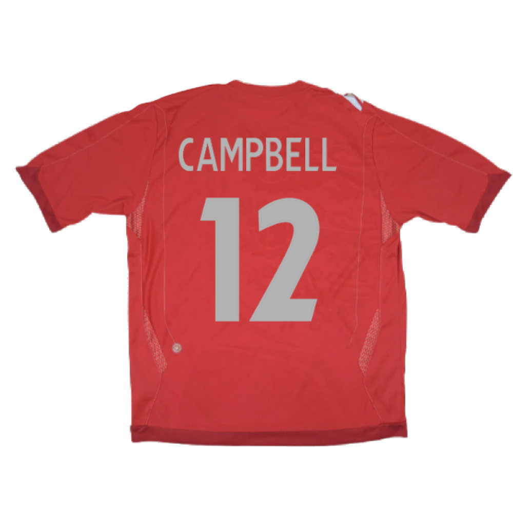England 2006-08 Away Shirt (L) (CAMPBELL 12) (Very Good) – Classic