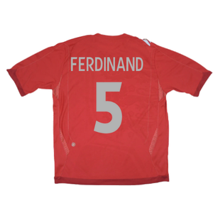 England 2006-08 Away Shirt (M) (Excellent) (FERDINAND 5)_1