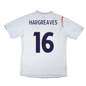 England 2006-08 Home Shirt (XL) (Excellent) (HARGREAVES 16)_1