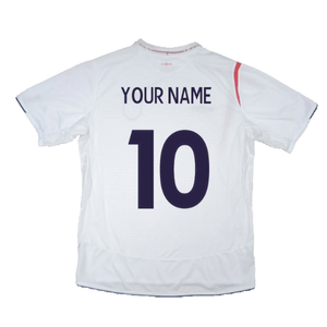 England 2006-08 Home Shirt (XL) (Excellent) (Your Name)_2