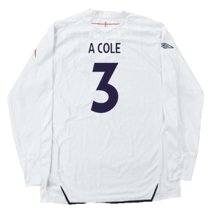England 2007-09 Home L/S (L) (Good) (A COLE 3)_1