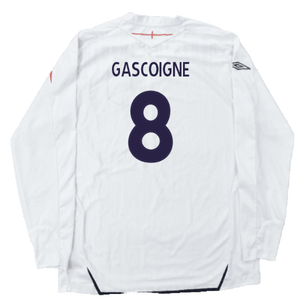 England 2007-09 Home L/S (L) (Good) (GASCOIGNE 8)_1