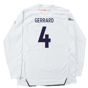 England 2007-09 Home L/S (L) (Good) (GERRARD 4)_1
