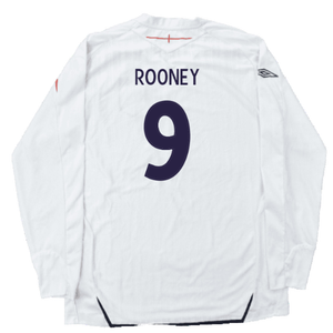 England 2007-09 Home L/S (L) (Good) (ROONEY 9)_1