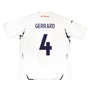 England 2007-09 Home Shirt (2XL) (Excellent) (GERRARD 4)_2