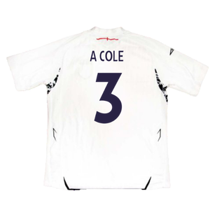 England 2007-09 Home Shirt (L) (Very Good) (A COLE 3)_1