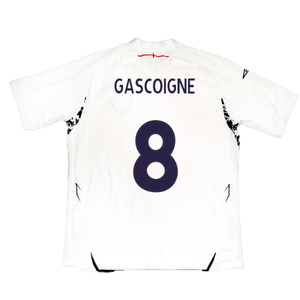 England 2007-09 Home Shirt (Excellent) (GASCOIGNE 8)_2