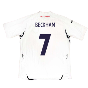 England 2007-09 Home Shirt (Very Good) (BECKHAM 7)_2