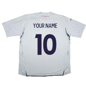 England 2007-09 Home Shirt (XL Boys) (Excellent) (Your Name)_2