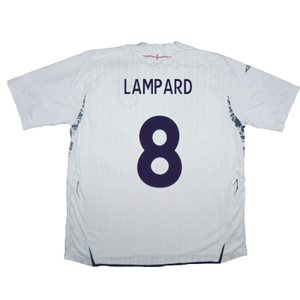 England 2007-09 Home Shirt (XL) (Very Good) (LAMPARD 8)_2