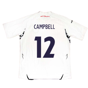 England 2007-2009 Home Shirt (XL) (CAMPBELL 12) (Fair)_1