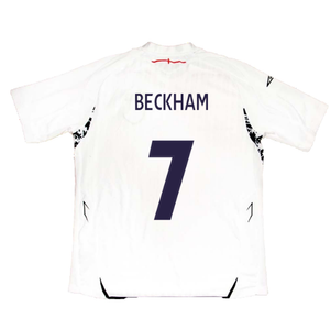 England 2007-2009 Home Shirt (L) (Very Good) (BECKHAM 7)_2