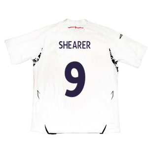 England 2007-2009 Home Shirt (XL) (SHEARER 9) (Good)_1